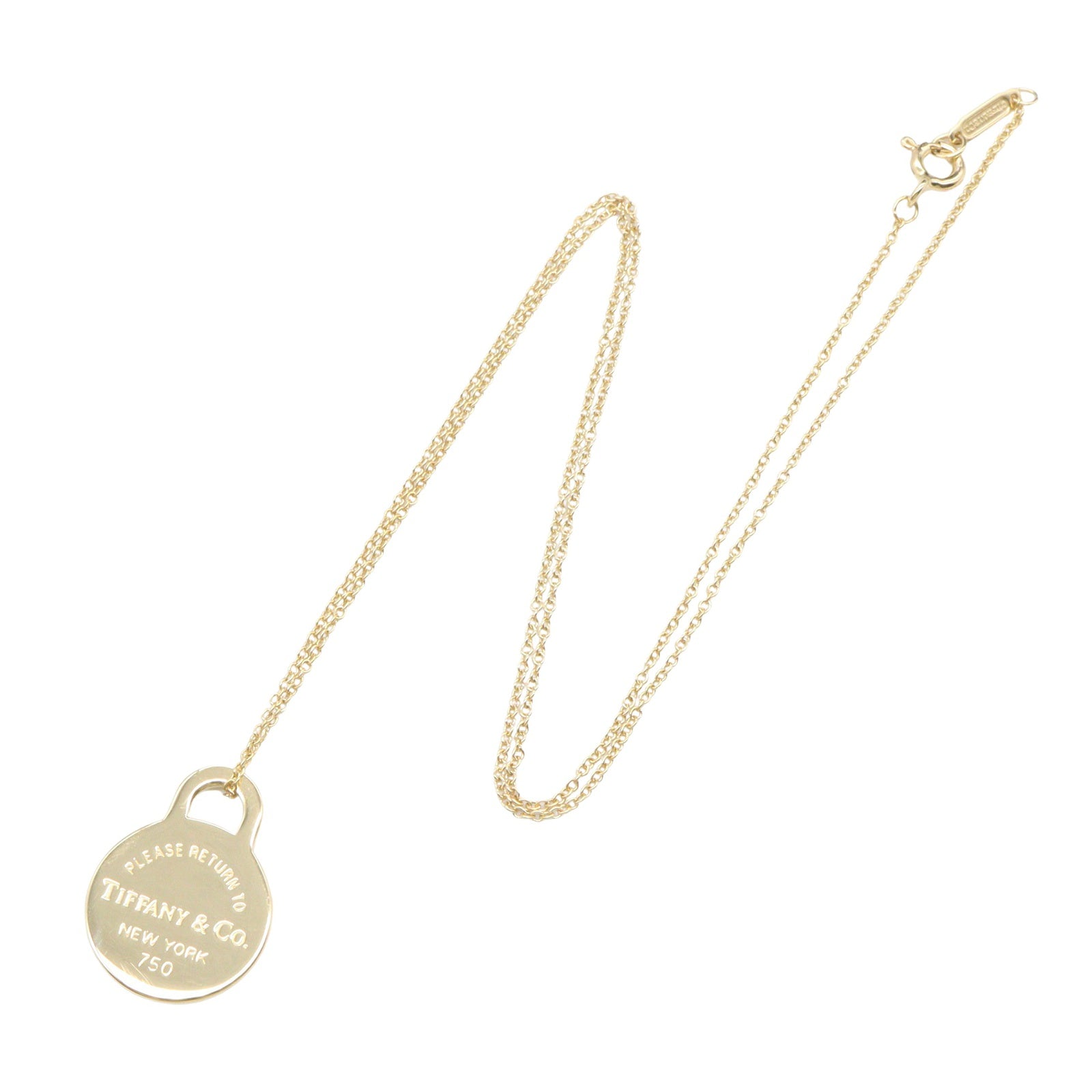 RTT ネックレス ネックレス K18YG イエローゴールド ティファニー アクセサリー TIFFANY & Co.
