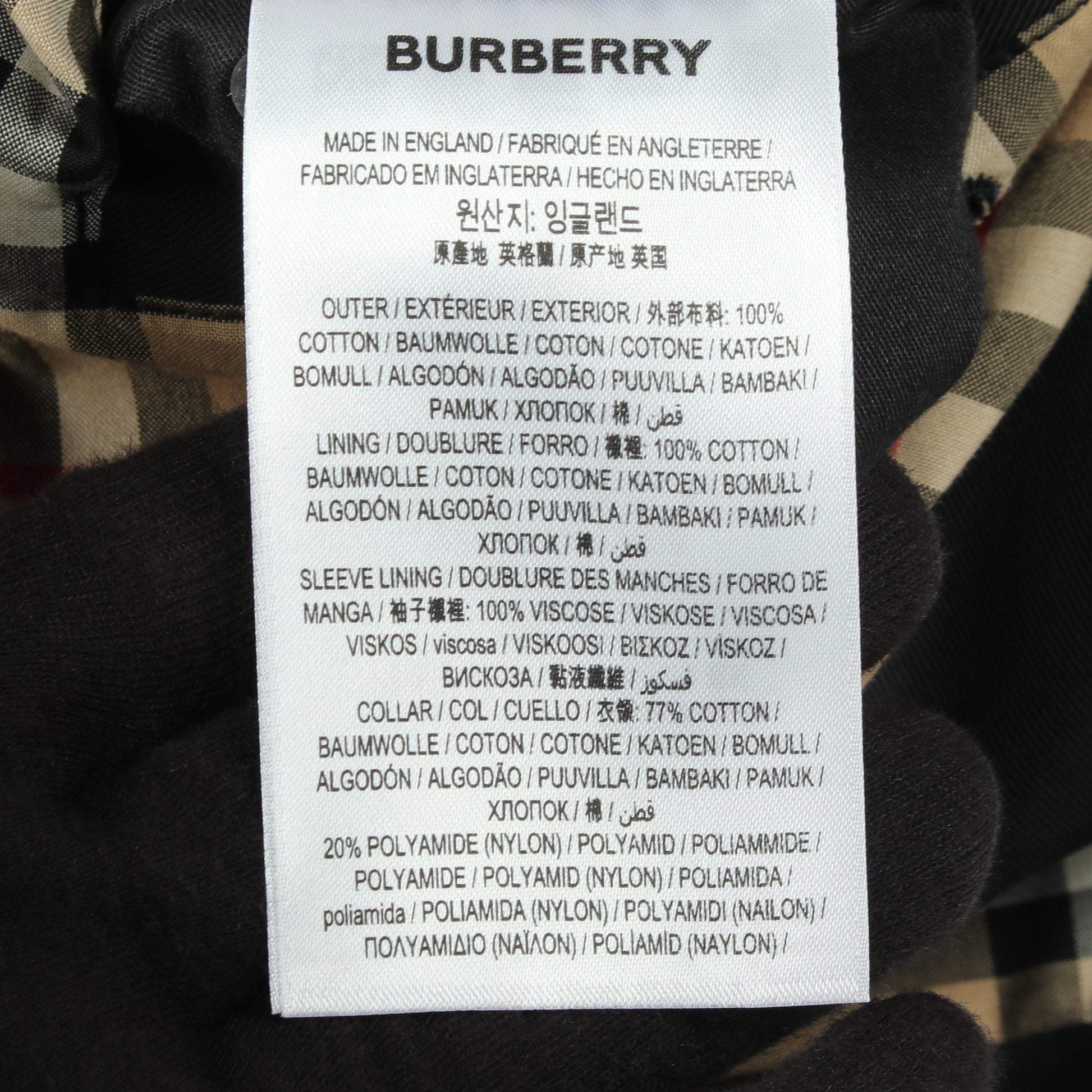 ステンカラーコート コットン ダークネイビー バーバリー アウター BURBERRY