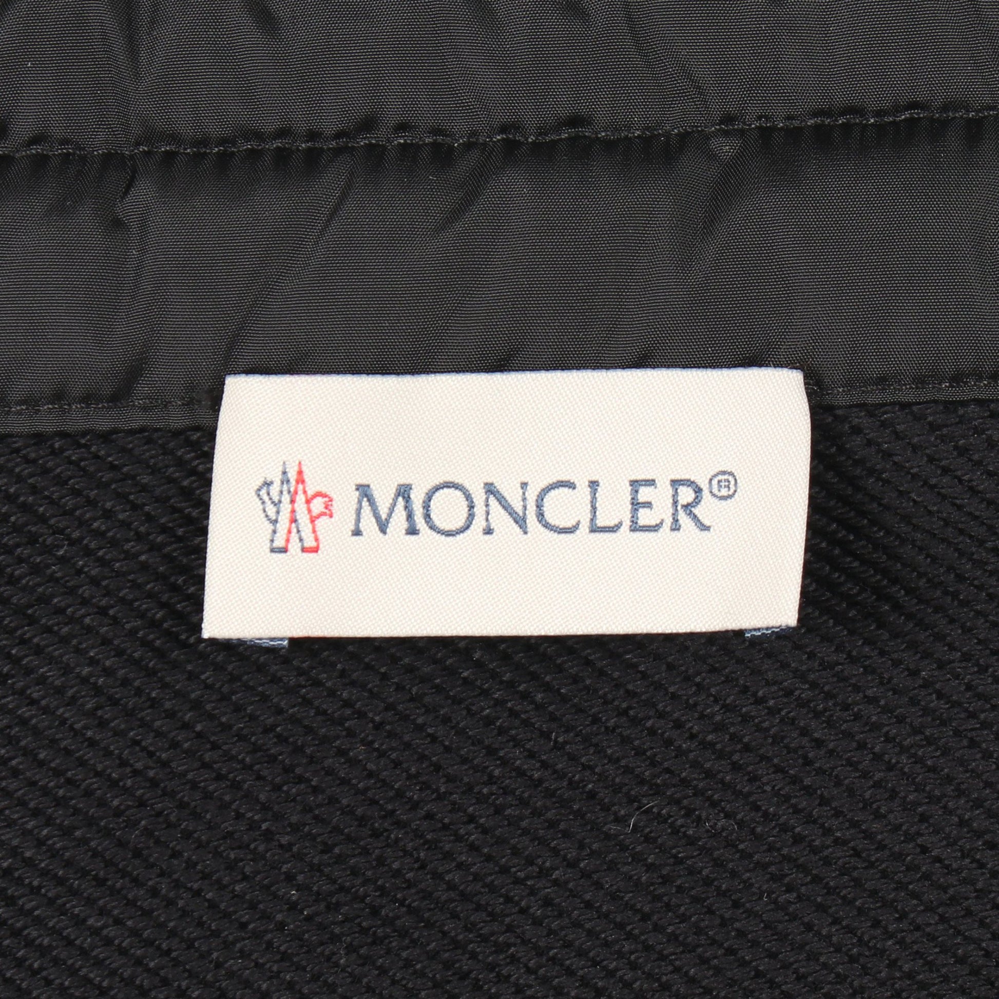 切替 ダウンジャケット ナイロン コットン ブラック モンクレール アウター MONCLER