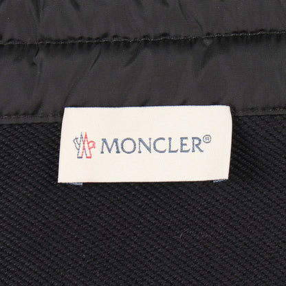 切替 ダウンジャケット ナイロン コットン ブラック モンクレール アウター MONCLER