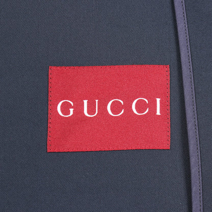 テクニカル トラックジャケット ウール シルク ネイビー グッチ アウター GUCCI