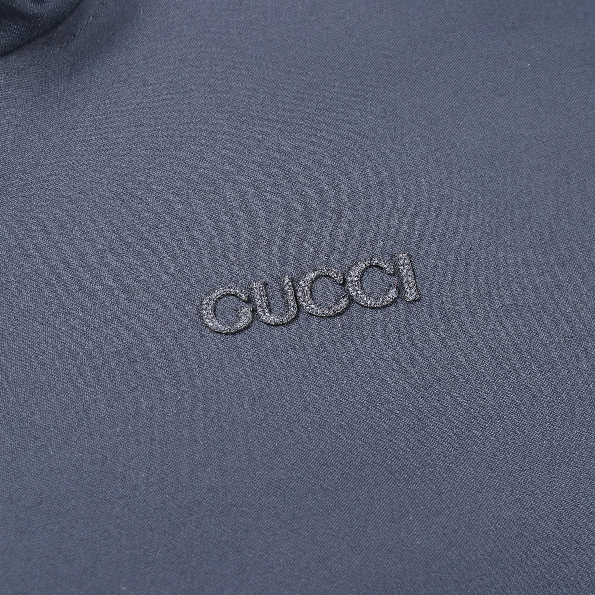 テクニカル トラックジャケット ウール シルク ネイビー グッチ アウター GUCCI