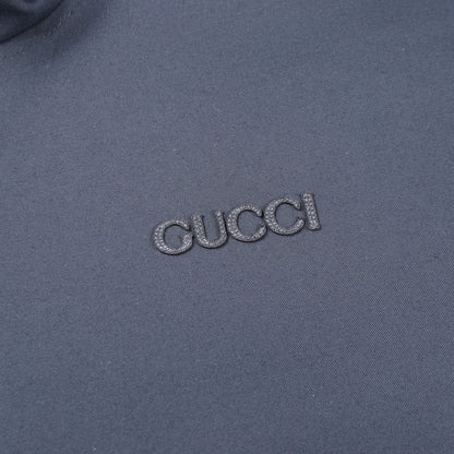 テクニカル トラックジャケット ウール シルク ネイビー グッチ アウター GUCCI