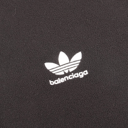 BALENCIAGA × adidas フリース ジップアップパーカー ブラック ホワイト バレンシアガ トップス BALENCIAGA