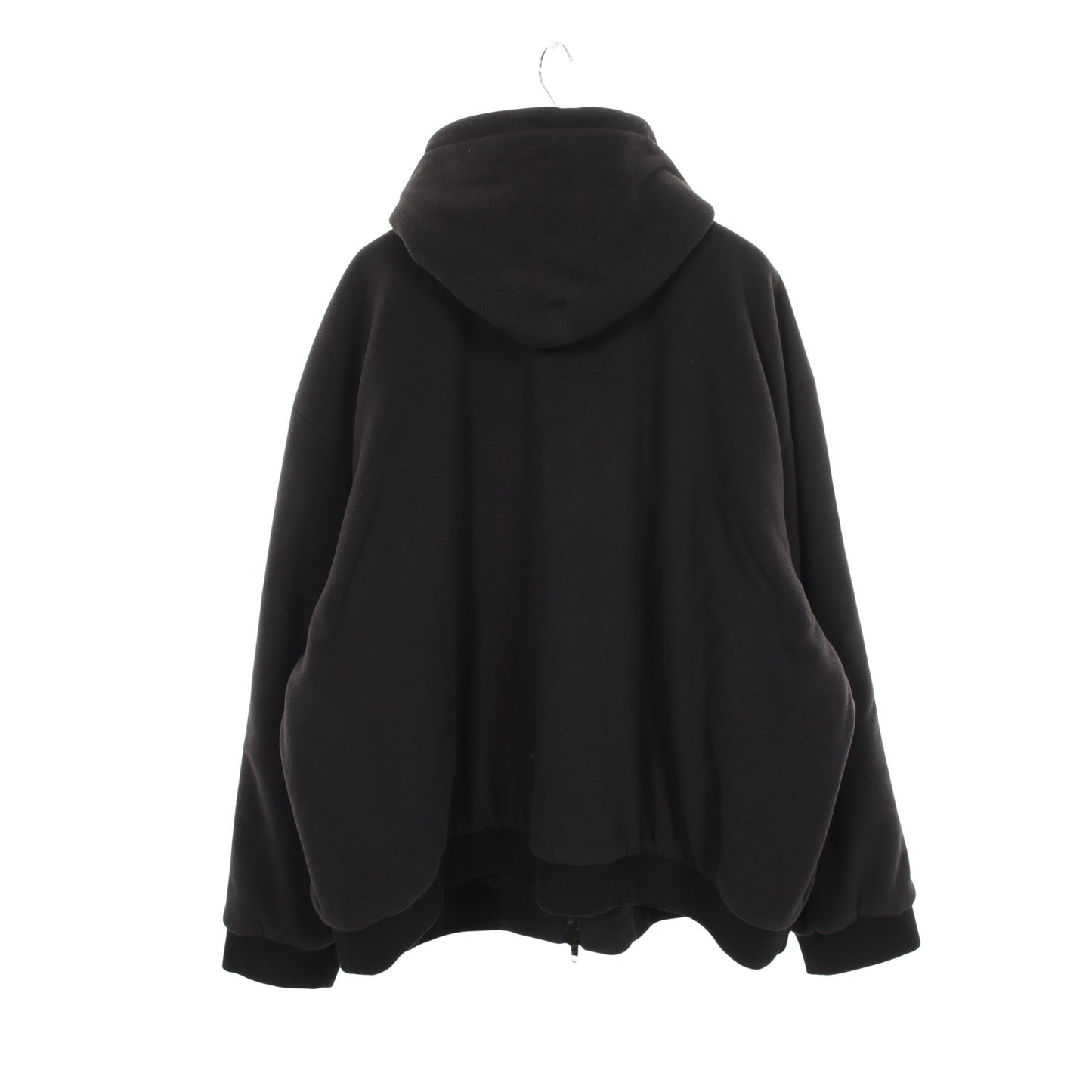 BALENCIAGA × adidas フリース ジップアップパーカー ブラック ホワイト バレンシアガ トップス BALENCIAGA