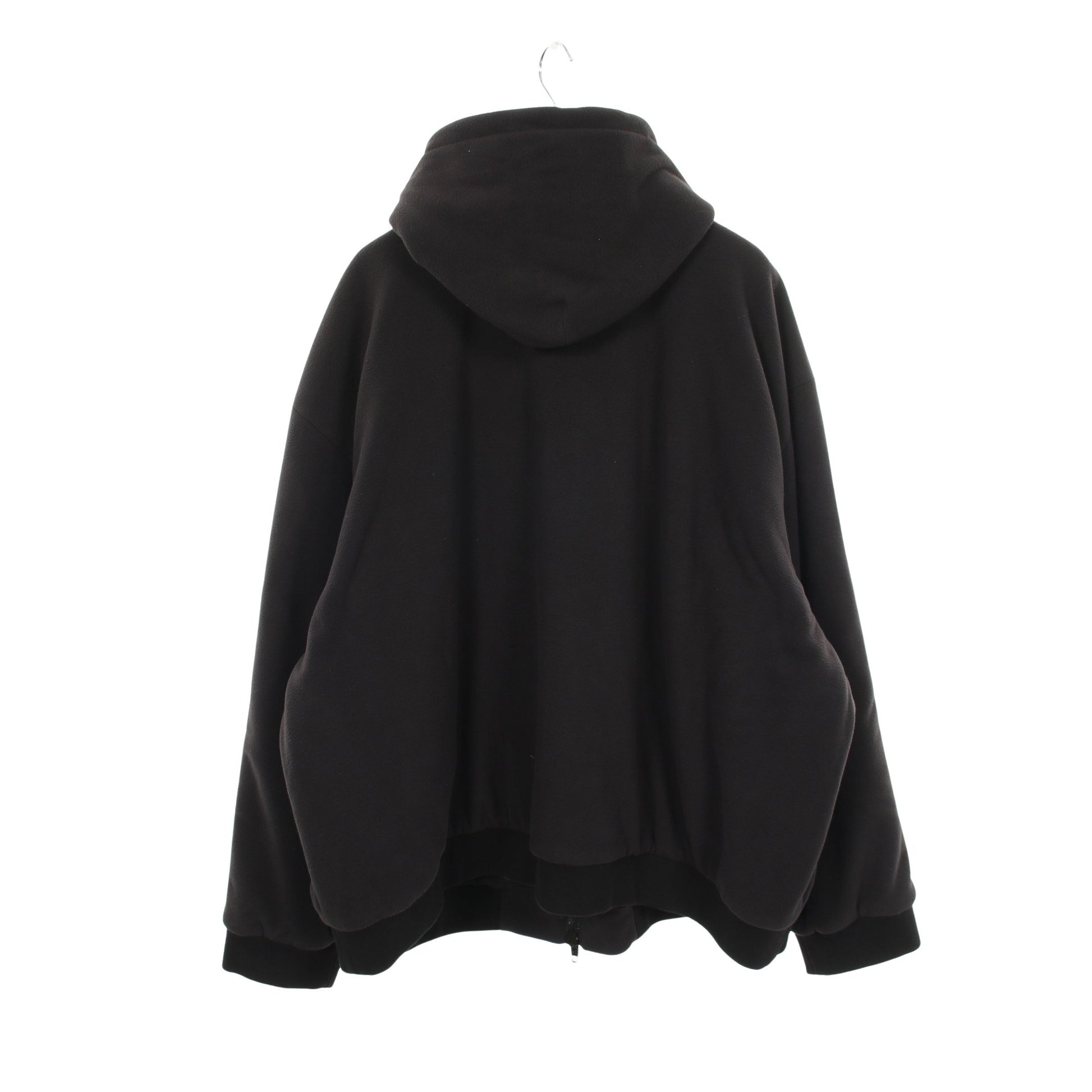 BALENCIAGA × adidas フリース ジップアップパーカー ブラック ホワイト バレンシアガ トップス BALENCIAGA