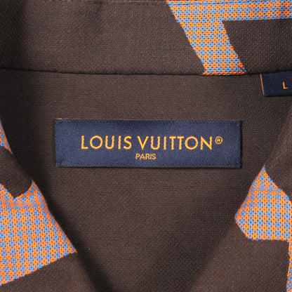 ダブルフェイス オーバーシャツ ジャケット コットン マルチカラー ルイヴィトン アウター LOUIS VUITTON