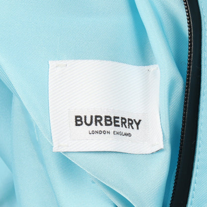 アノラックパーカー フード付き ジャケット ナイロン ライトブルー ブラック バーバリー アウター BURBERRY