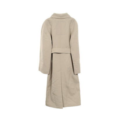 ステンカラーコート レーヨン カーキグリーン バーバリー アウター BURBERRY