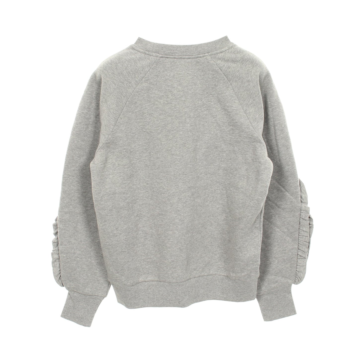 フリル スウェットシャツ コットン グレー バーバリー トップス BURBERRY