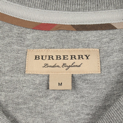 フリル スウェットシャツ コットン グレー バーバリー トップス BURBERRY