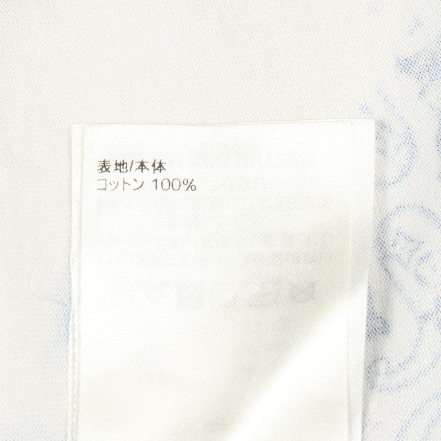 モノグラムバンダナプリント クルーネック 半袖Tシャツ コットン ホワイト ブルー ルイヴィトン トップス LOUIS VUITTON