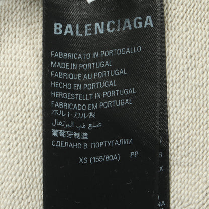 TAPE TYPE RIPPED POCKET HOODIE ダメージ加工 プルオーバーパーカー コットン ダークグレー バレンシアガ トップス BALENCIAGA
