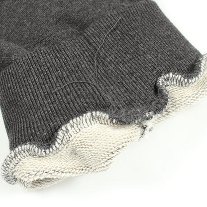 TAPE TYPE RIPPED POCKET HOODIE ダメージ加工 プルオーバーパーカー コットン ダークグレー バレンシアガ トップス BALENCIAGA