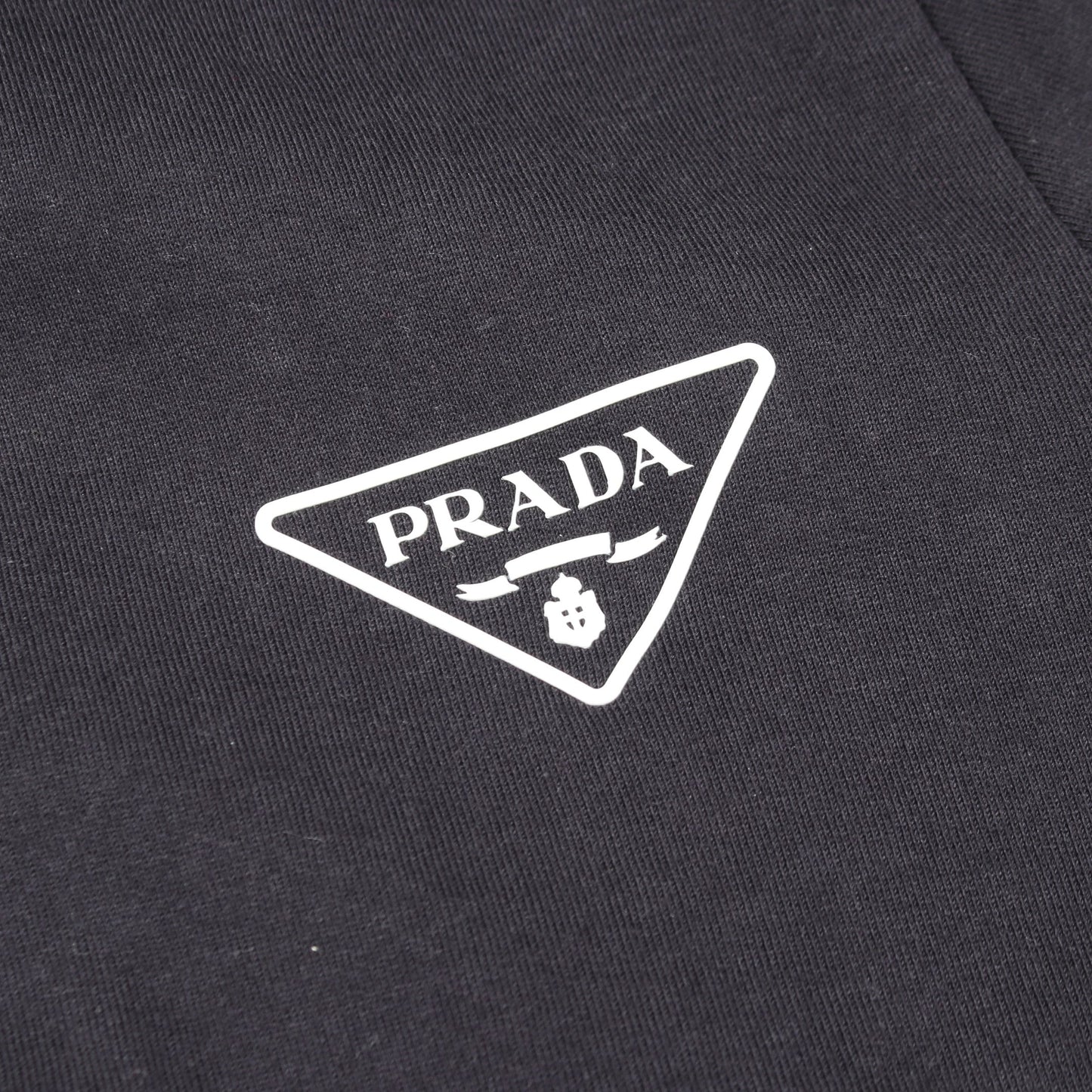 RE-NYLON 切替 ジップアップパーカー コットン ナイロン ダークネイビー プラダ トップス PRADA
