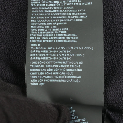RE-NYLON 切替 ジップアップパーカー コットン ナイロン ダークネイビー プラダ トップス PRADA