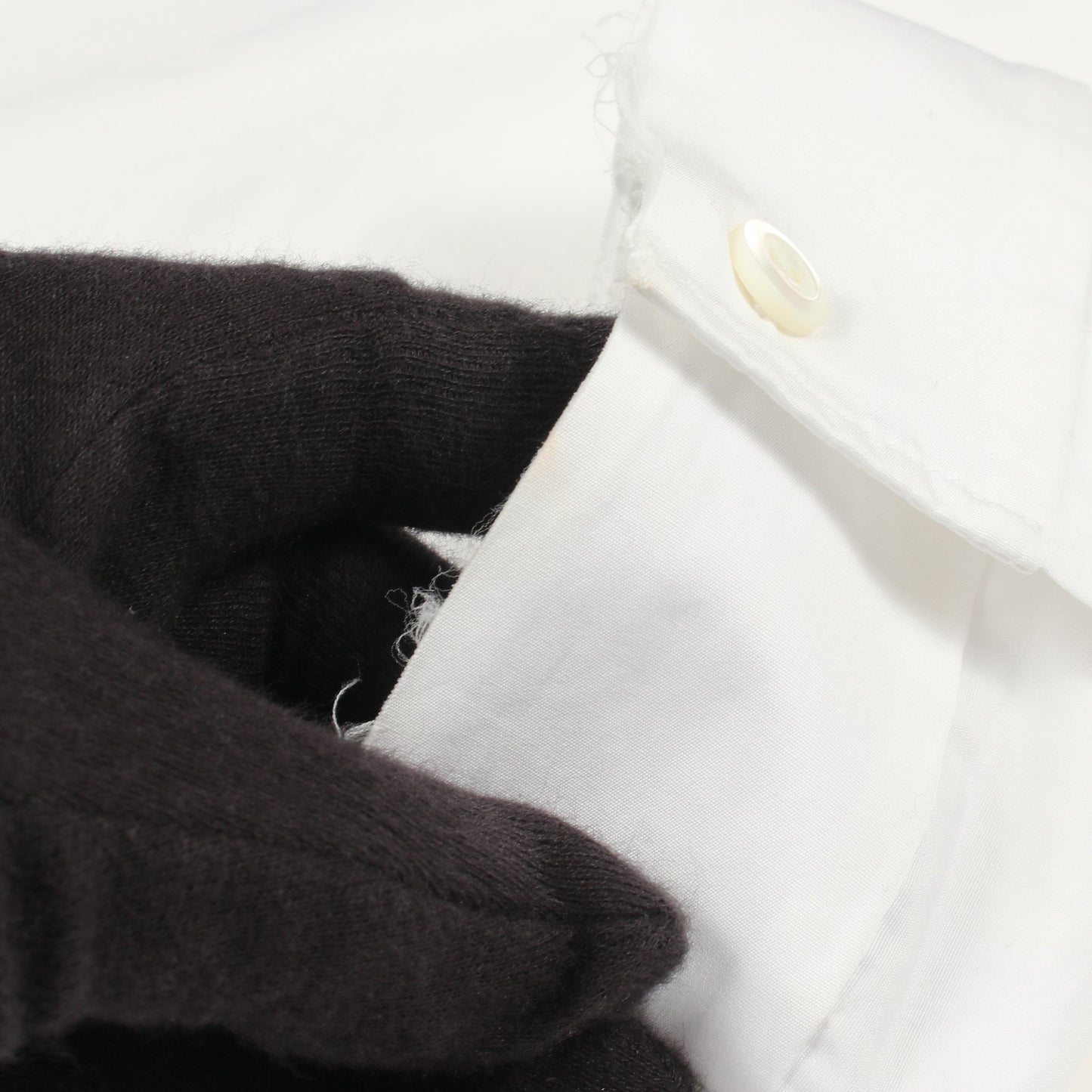 カットオフ クロップドシャツ ブラウス コットン ホワイト ミュウミュウ トップス miu miu