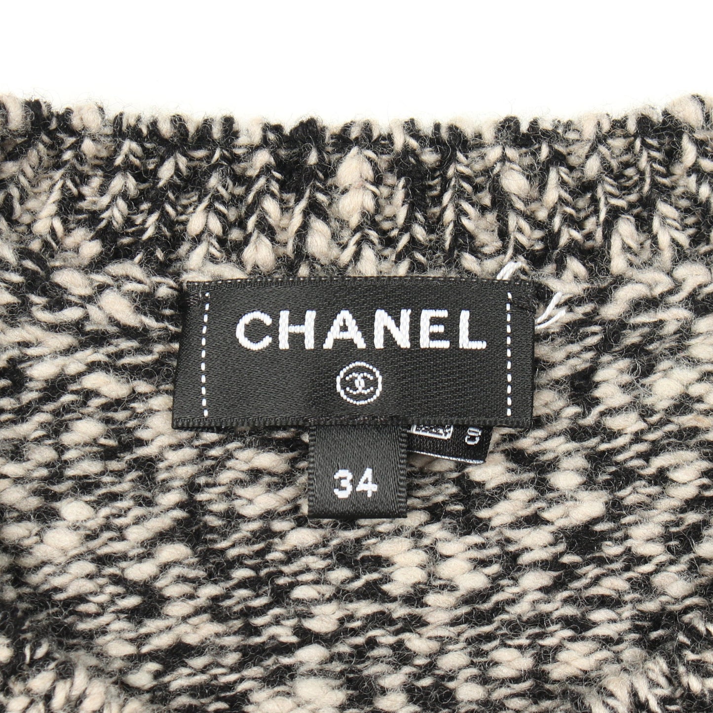 ロゴ セーター ニット カシミヤ ウール ブラック グレー マルチカラー シャネル トップス CHANEL