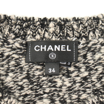 ロゴ セーター ニット カシミヤ ウール ブラック グレー マルチカラー シャネル トップス CHANEL
