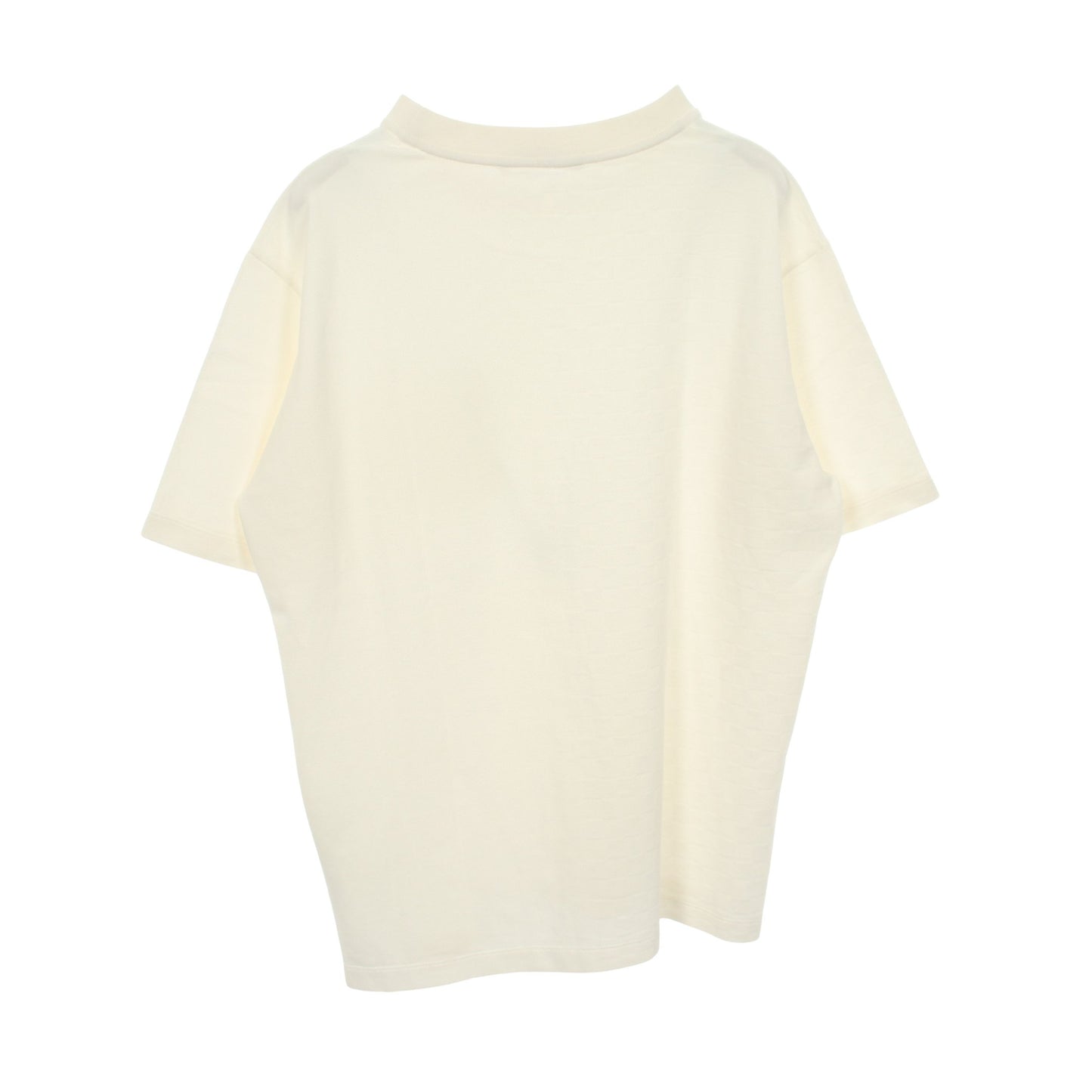ハーフダミエ ポケット 鹿の子 クルーネック 半袖Tシャツ コットン ホワイト ルイヴィトン トップス LOUIS VUITTON