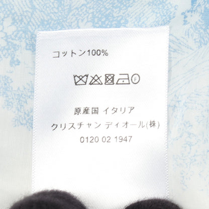 トワルドゥジュイ ロング シャツワンピース コットン ホワイト ライトブルー ワンピース Christian Dior