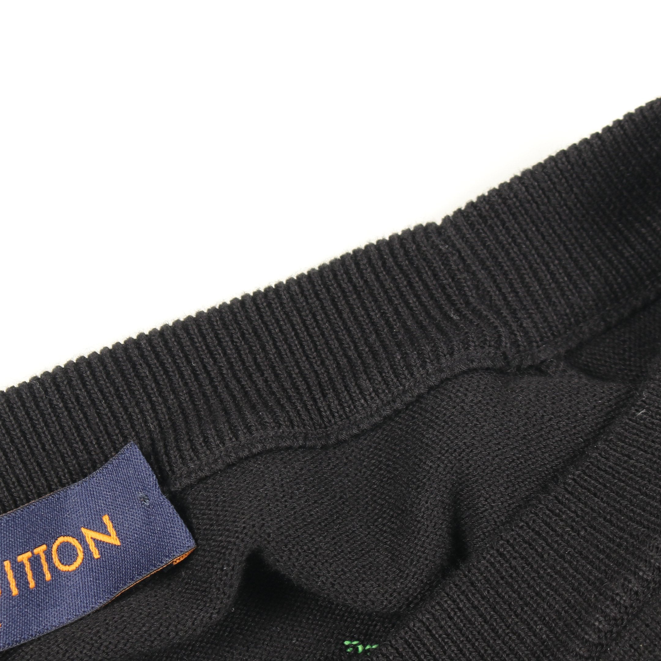 グラフィックニット クルーネック 半袖Tシャツ コットン ナイロン