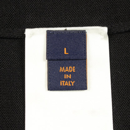 グラフィックニット クルーネック 半袖Tシャツ コットン ナイロン ブラック イエローグリーン ルイヴィトン トップス LOUIS VUITTON