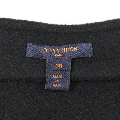 モノグラム ミニ スカート ウール シルク ブラック ブラウン ルイヴィトン ボトムス LOUIS VUITTON
