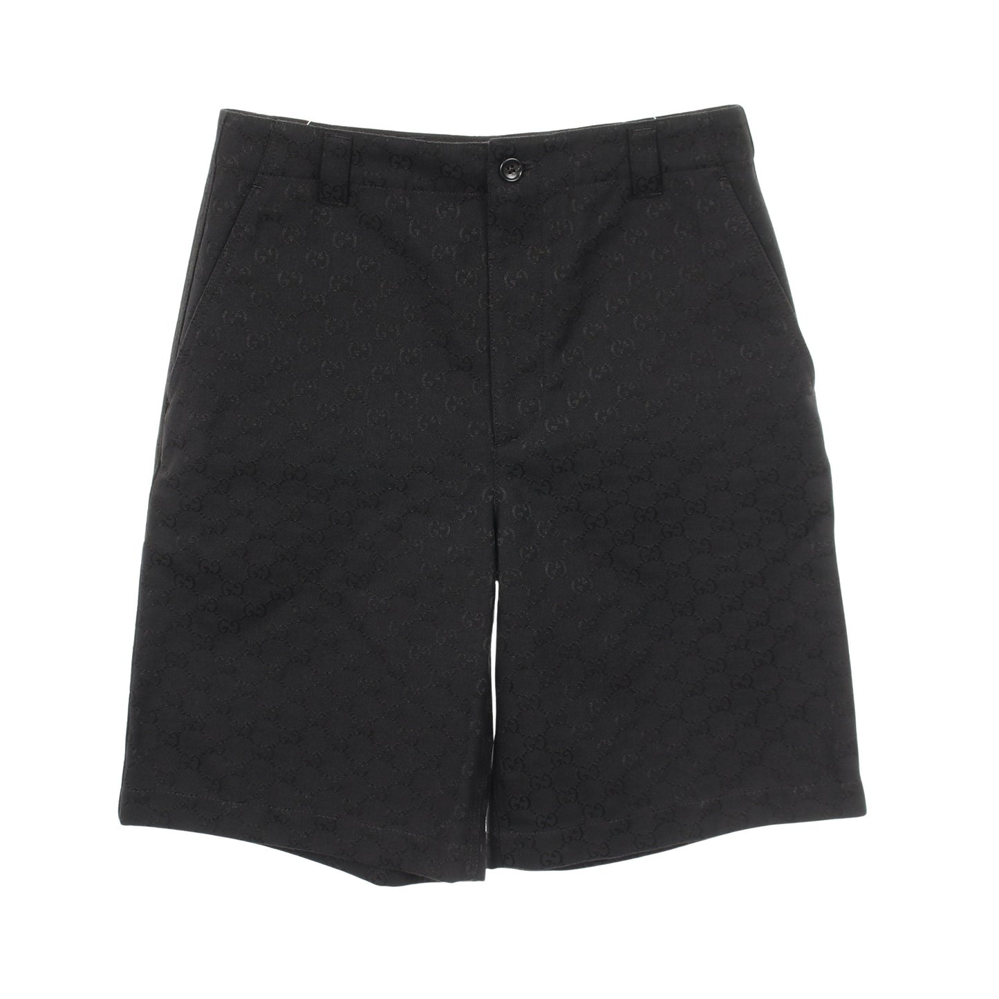 GG柄 デニムパンツ コットン ブラック グッチ ボトムス GUCCI