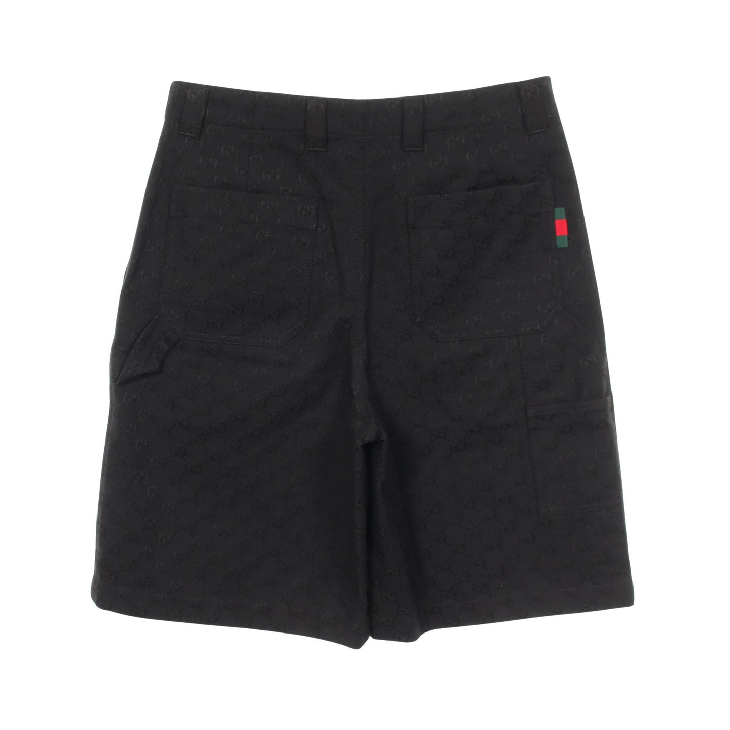 GG柄 デニムパンツ コットン ブラック グッチ ボトムス GUCCI