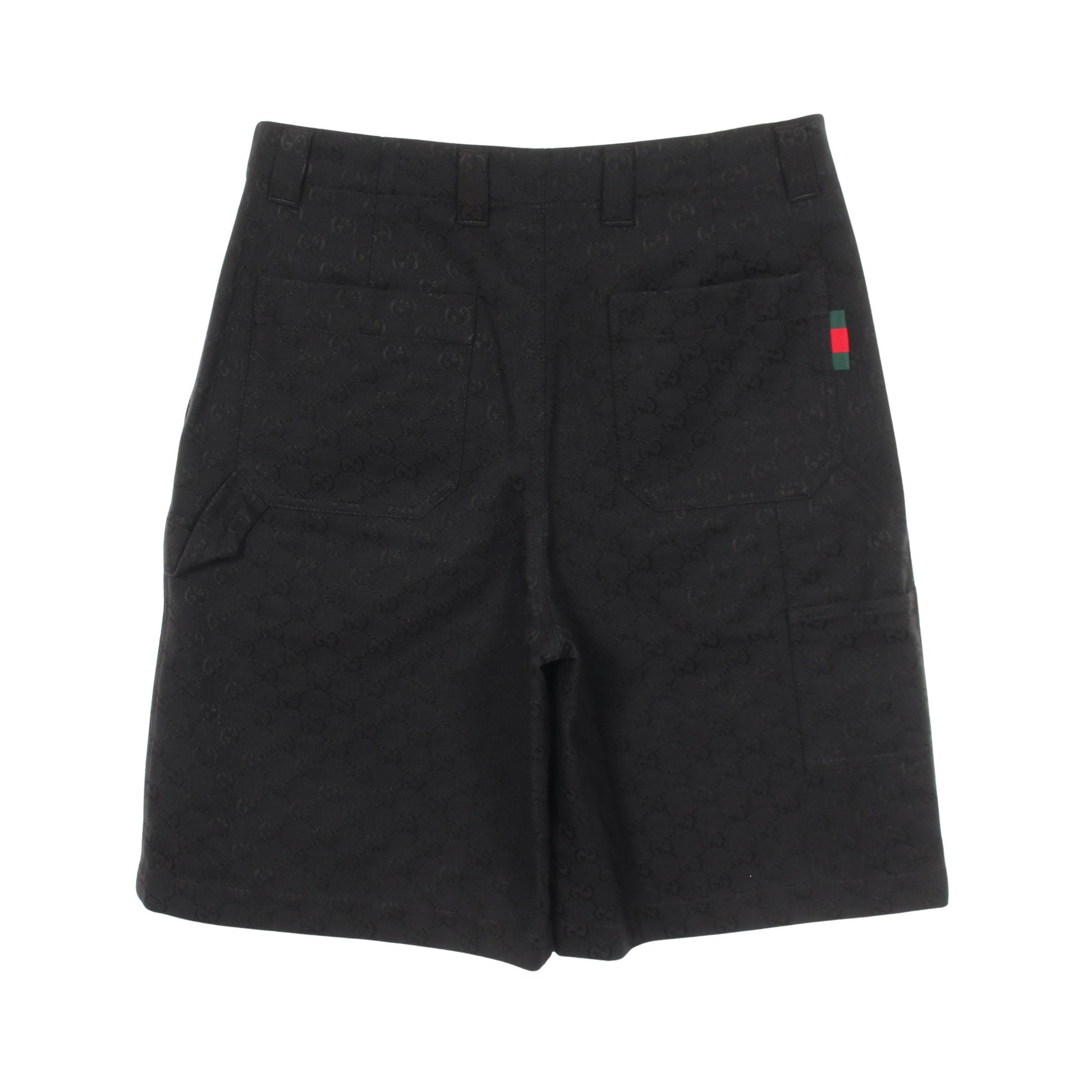 GG柄 デニムパンツ コットン ブラック グッチ ボトムス GUCCI