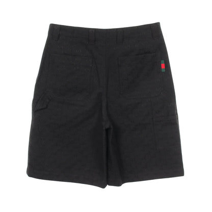 GG柄 デニムパンツ コットン ブラック グッチ ボトムス GUCCI