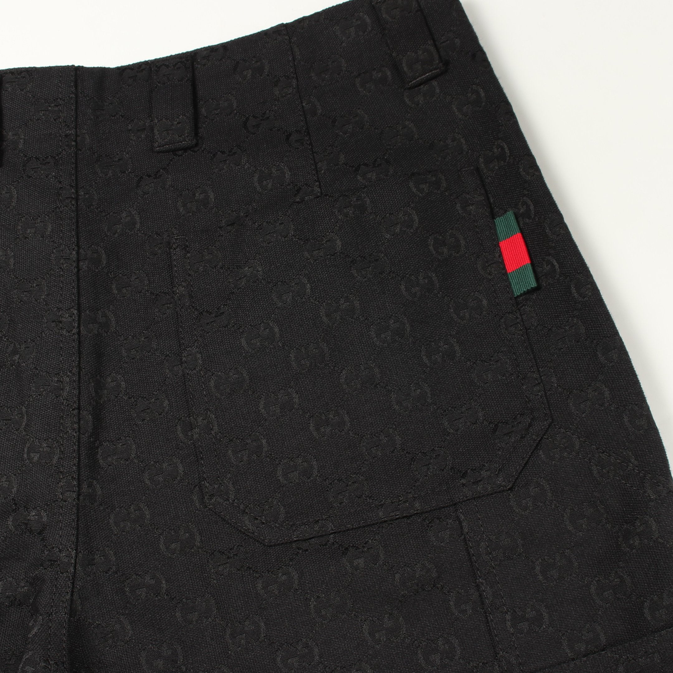 GG柄 デニムパンツ コットン ブラック グッチ – RECLO