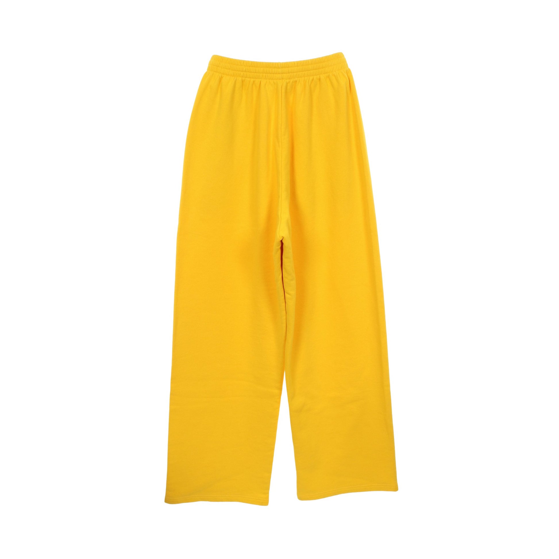 BALENCIAGA × Scholl スウェットバギーロングパンツ スウェットパンツ コットン イエロー バレンシアガ ボトムス BALENCIAGA