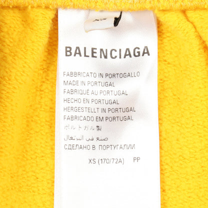 BALENCIAGA × Scholl スウェットバギーロングパンツ スウェットパンツ コットン イエロー バレンシアガ ボトムス BALENCIAGA