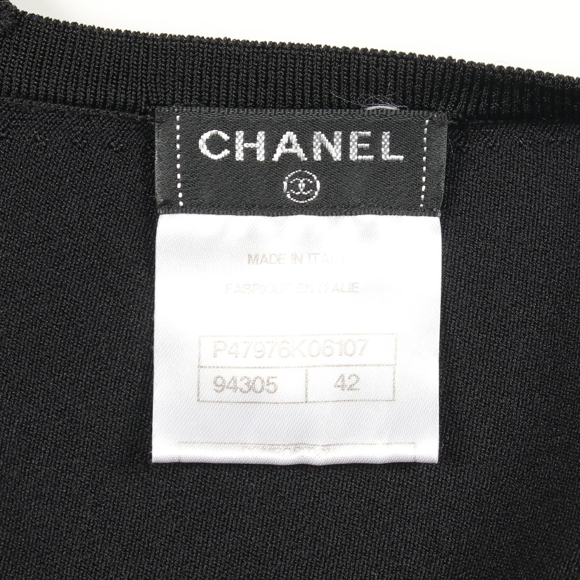 ココマーク ニットワンピース レーヨン ブラック シャネル ワンピース CHANEL