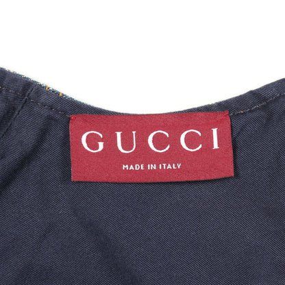 GG柄 デニム ワンピース コットン インディゴブルー グッチ ワンピース GUCCI