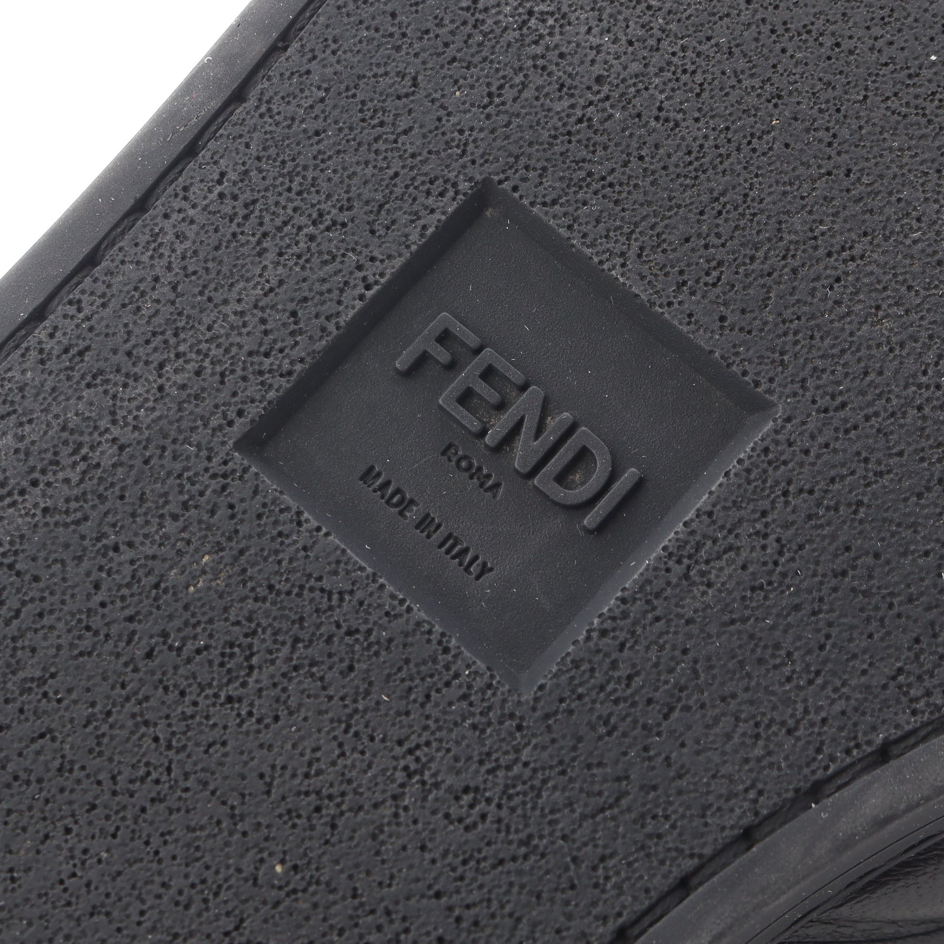 FF柄 スニーカー レザー ブラック フェンディ シューズ FENDI