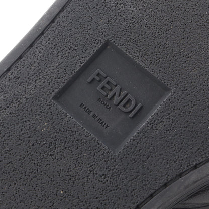 FF柄 スニーカー レザー ブラック フェンディ シューズ FENDI