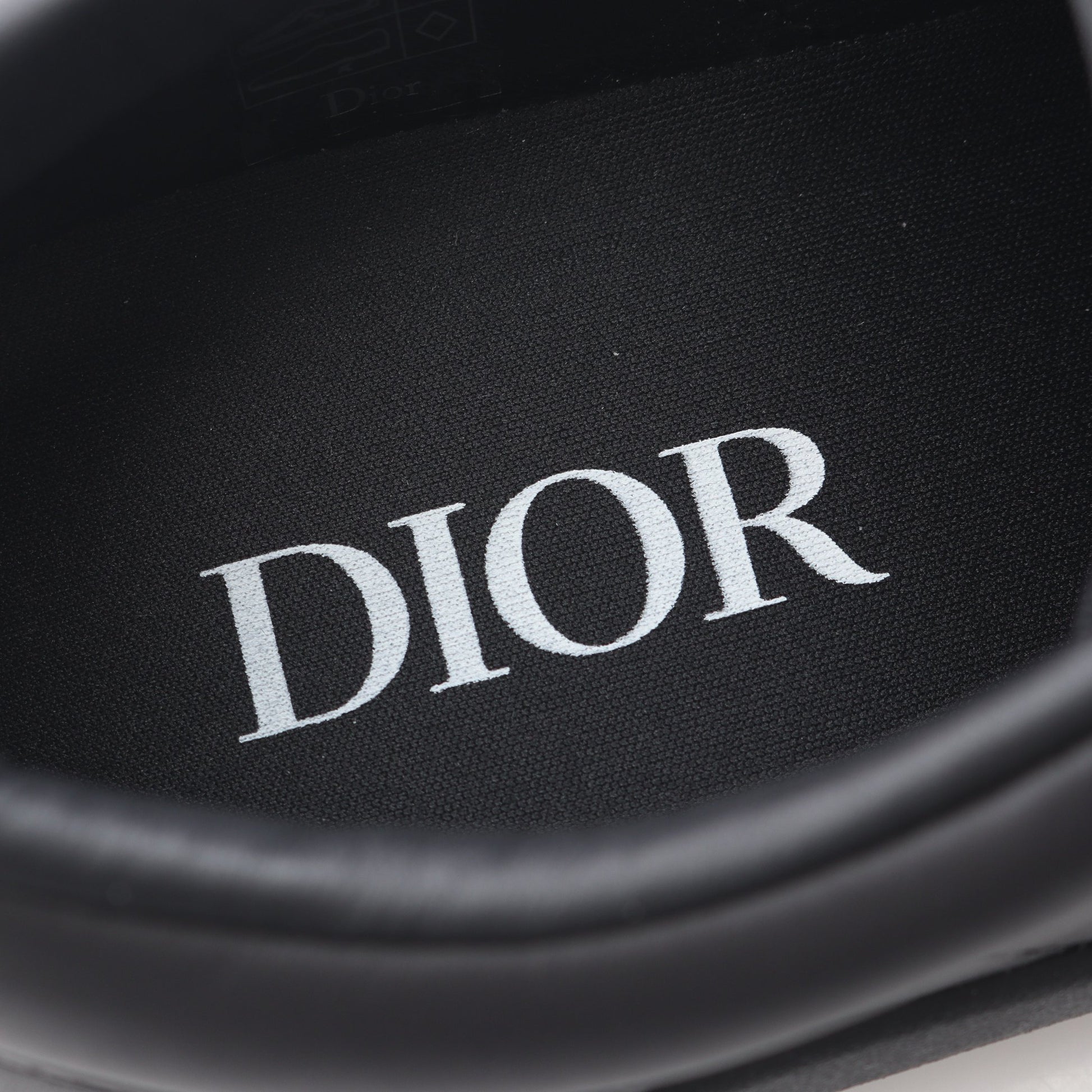 CDダイヤモンド ローカットスニーカー レザー スエード ブラック クリスチャンディオール シューズ Christian Dior