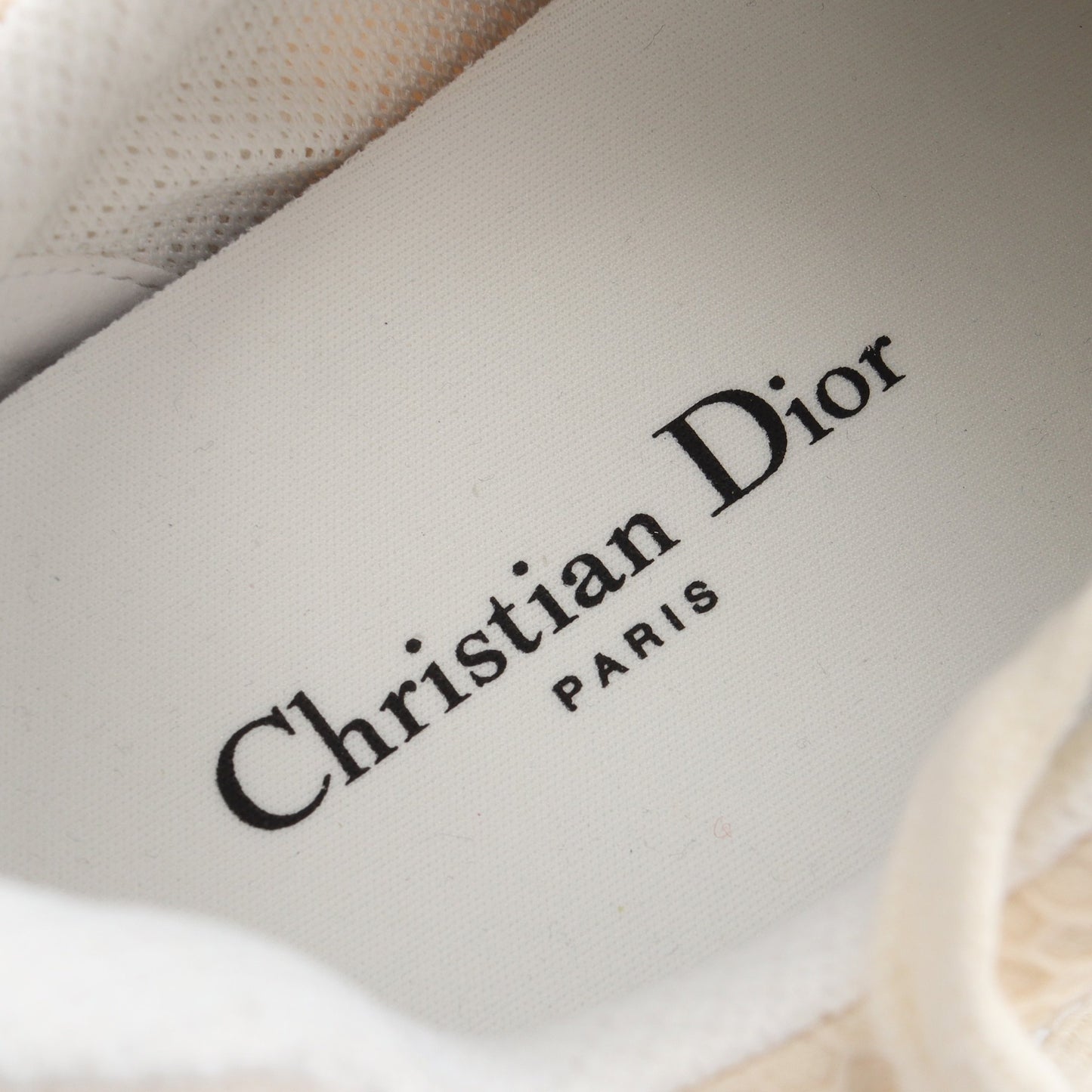 C'est Dior スニーカー スエード ファブリック オフホワイト クリスチャンディオール シューズ Christian Dior