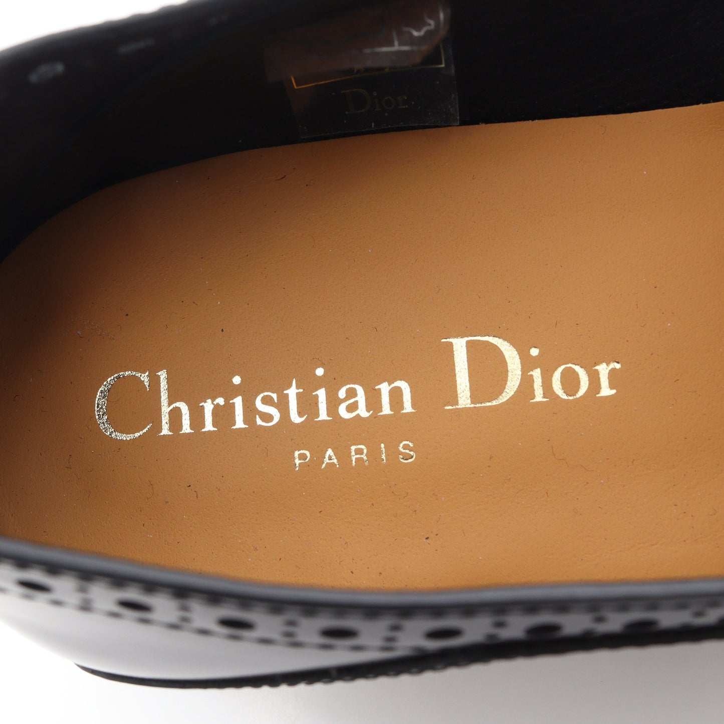 Dior Boy ディオールボーイ パンチング ローファー レザー ブラック クリスチャンディオール シューズ Christian Dior