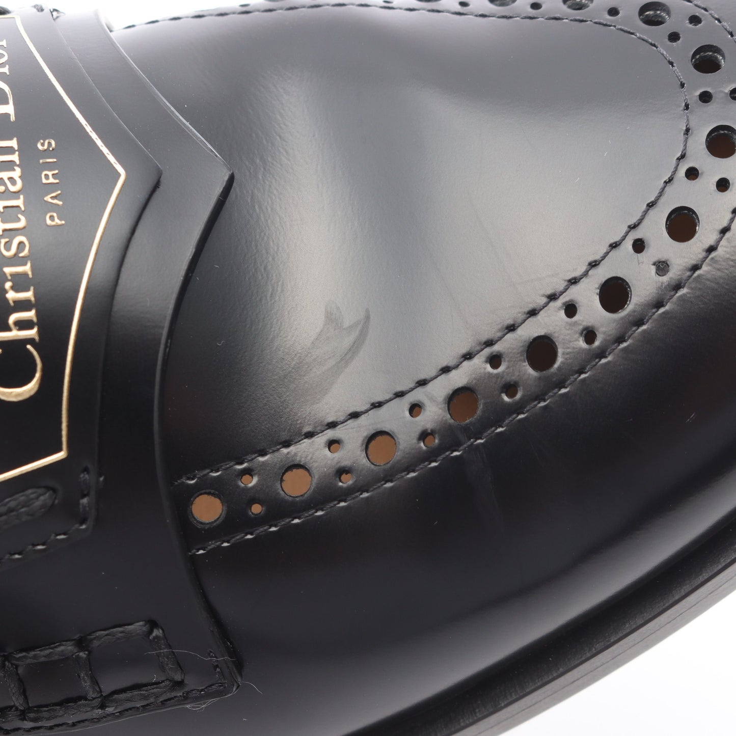 Dior Boy ディオールボーイ パンチング ローファー レザー ブラック クリスチャンディオール シューズ Christian Dior
