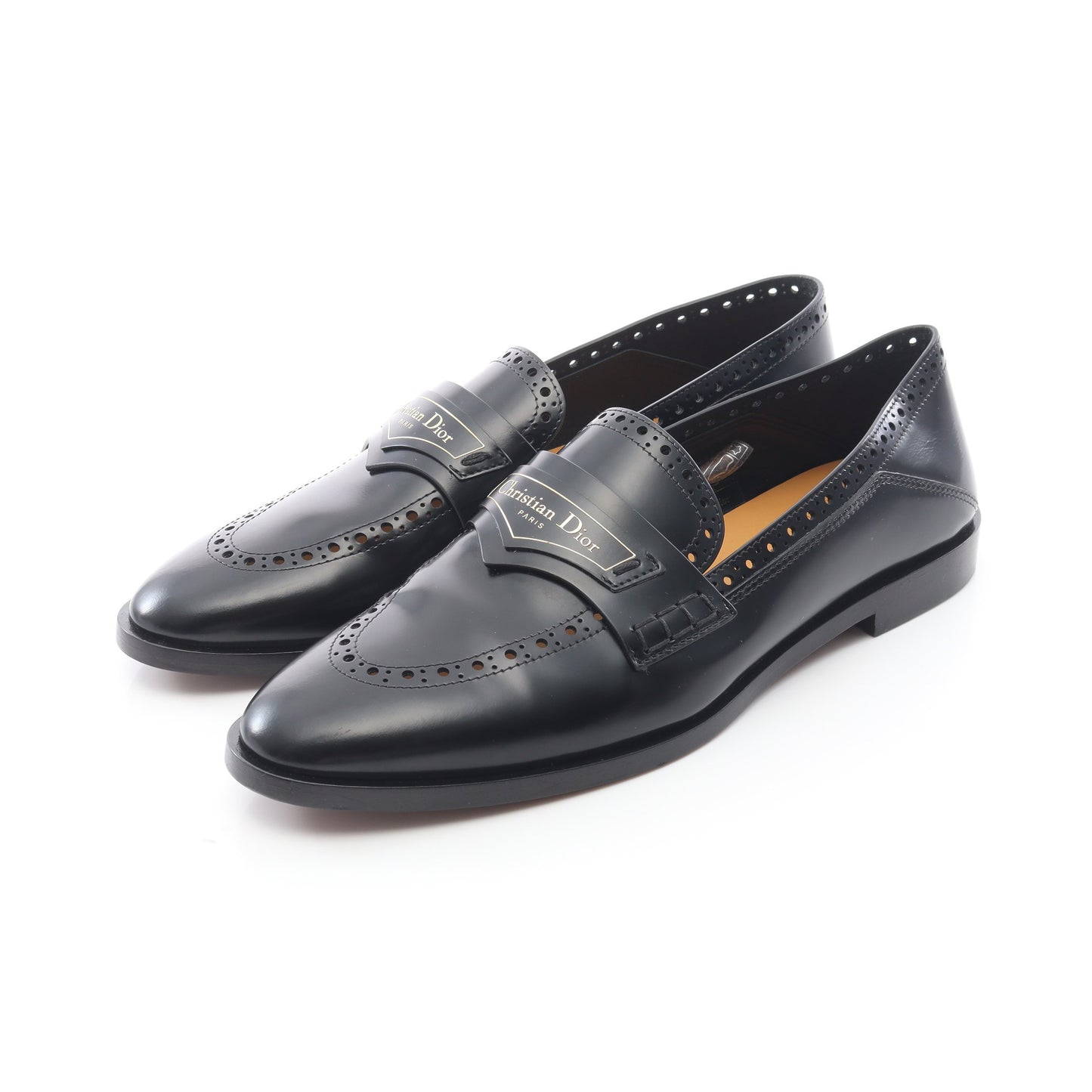 Dior Boy ディオールボーイ パンチング ローファー レザー ブラック クリスチャンディオール シューズ Christian Dior
