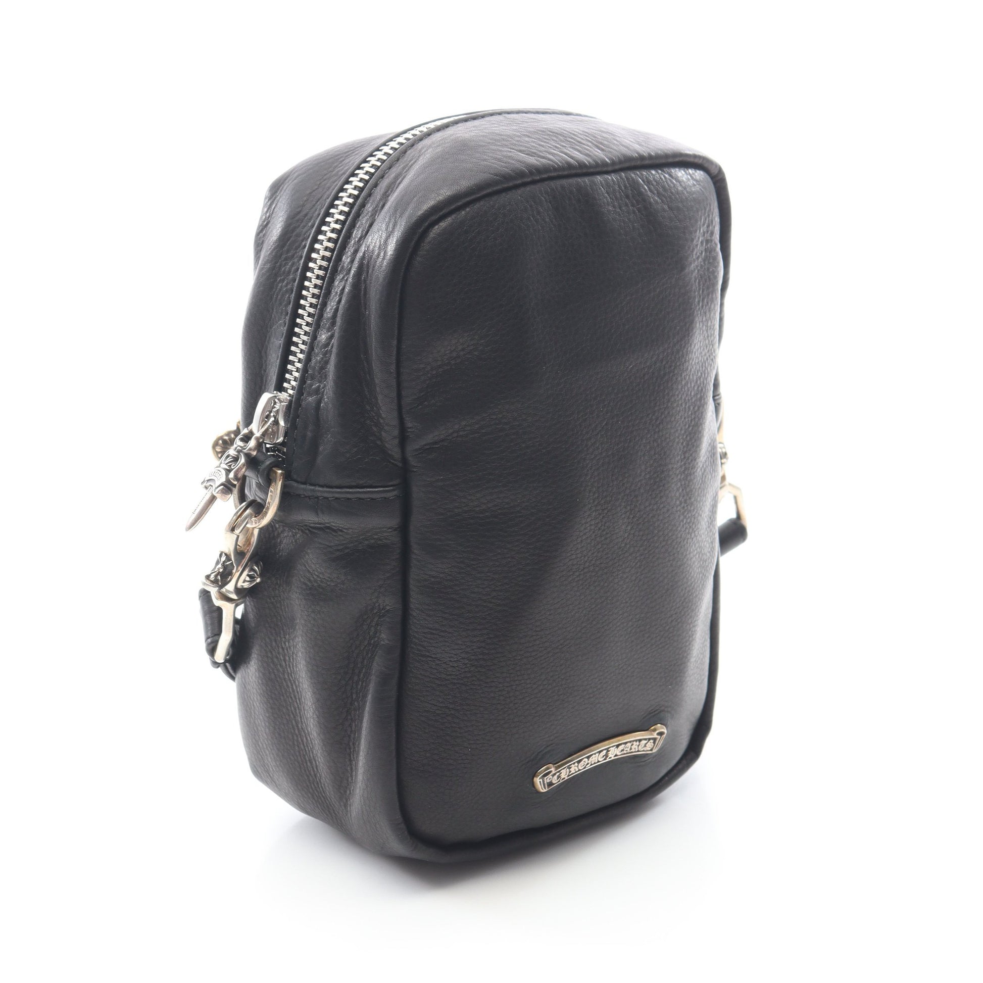TAKA MINI タカミニ セメタリークロスパッチ ショルダーバッグ レザー SV925 ブラック クロムハーツ バッグ Chrome Hearts