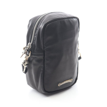 TAKA MINI タカミニ セメタリークロスパッチ ショルダーバッグ レザー SV925 ブラック クロムハーツ バッグ Chrome Hearts