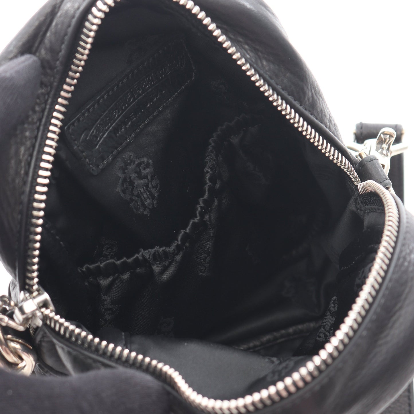 TAKA MINI タカミニ セメタリークロスパッチ ショルダーバッグ レザー SV925 ブラック クロムハーツ バッグ Chrome Hearts