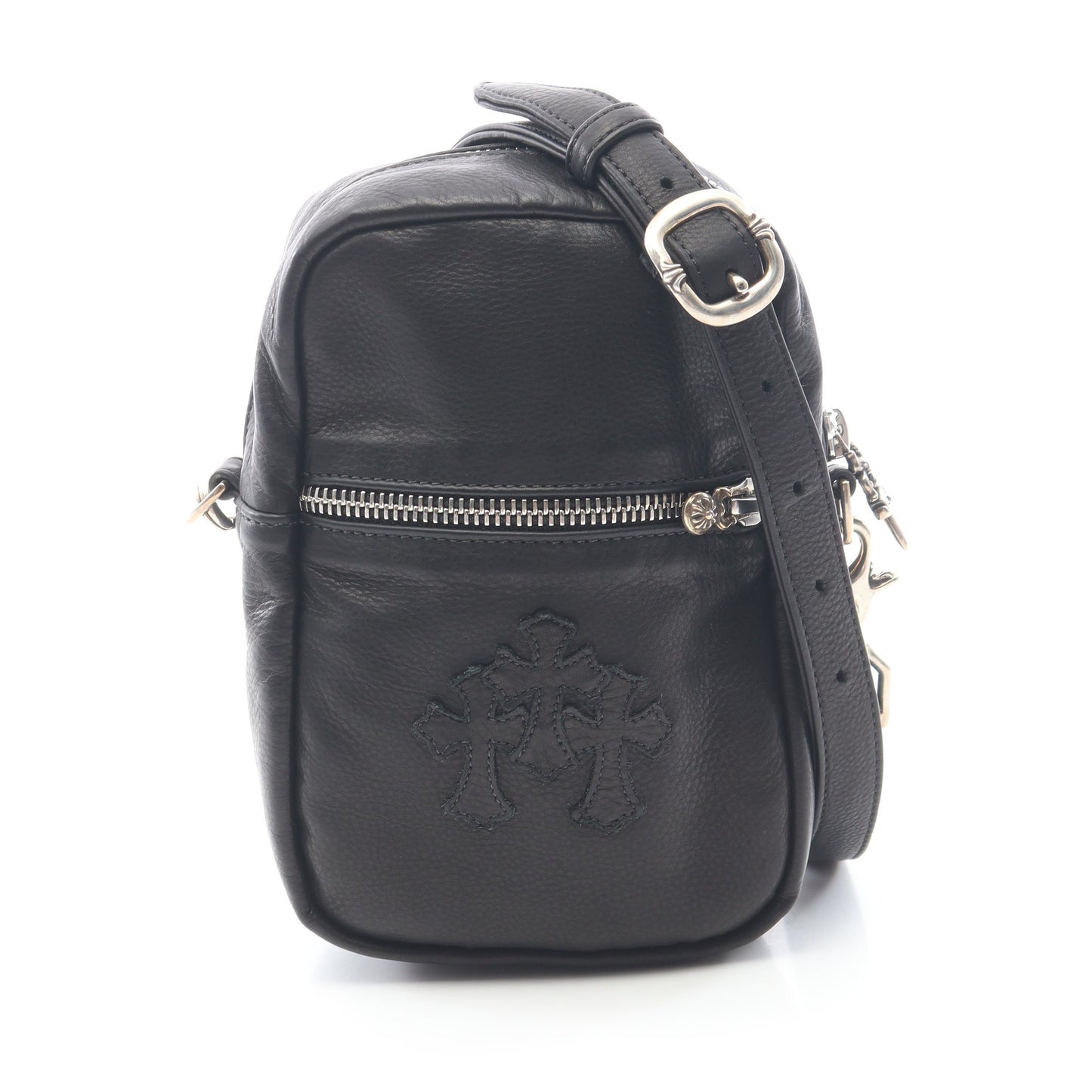 TAKA MINI タカミニ セメタリークロスパッチ ショルダーバッグ レザー SV925 ブラック クロムハーツ バッグ Chrome Hearts