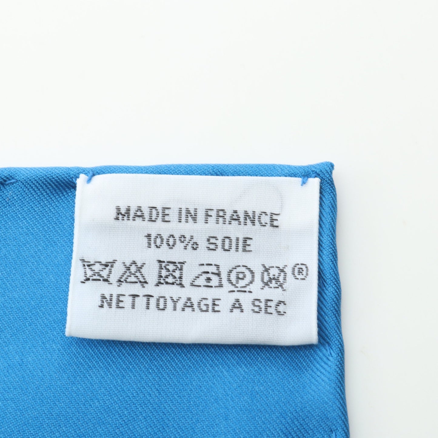 カレ90 DIES ET HORE スカーフ シルク ブルー マルチカラー エルメス 財布・小物 HERMES