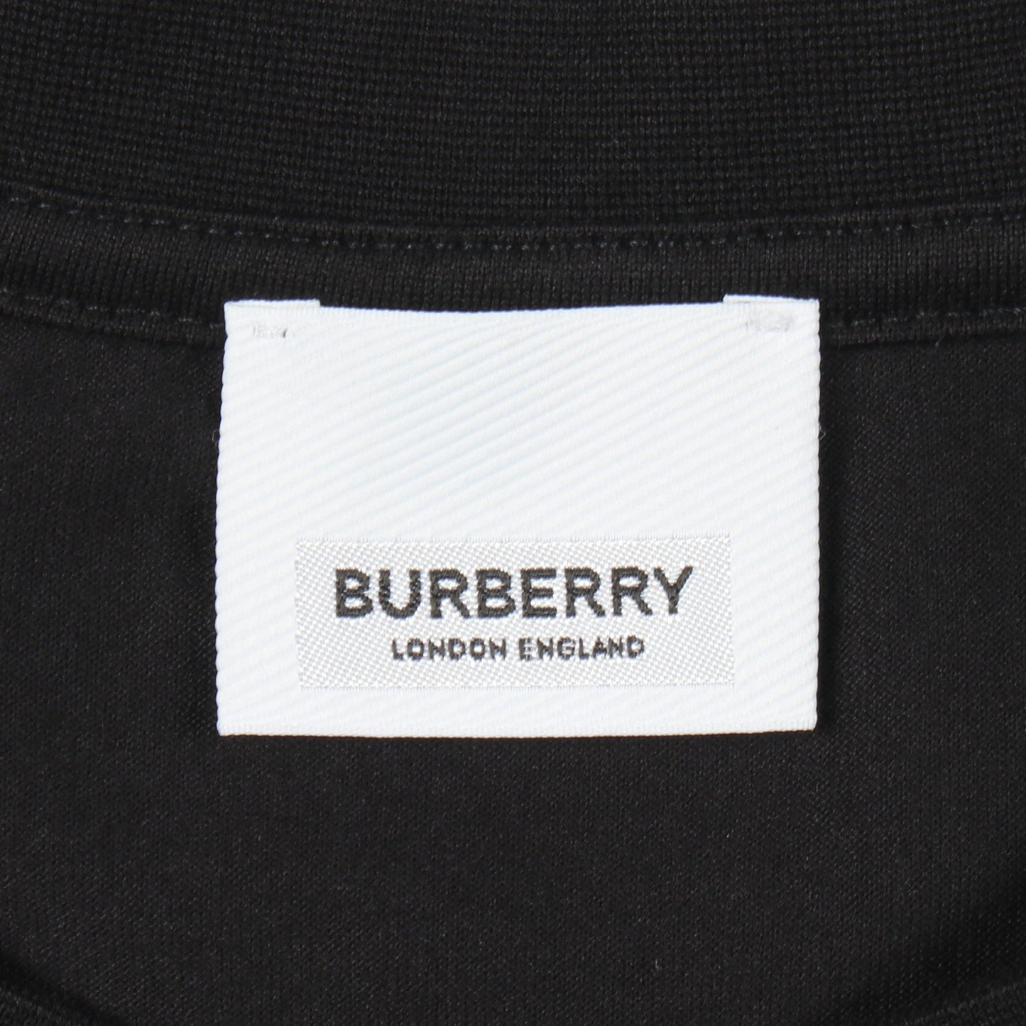 ロゴプリント 半袖Tシャツ コットン ブラック バーバリー トップス BURBERRY